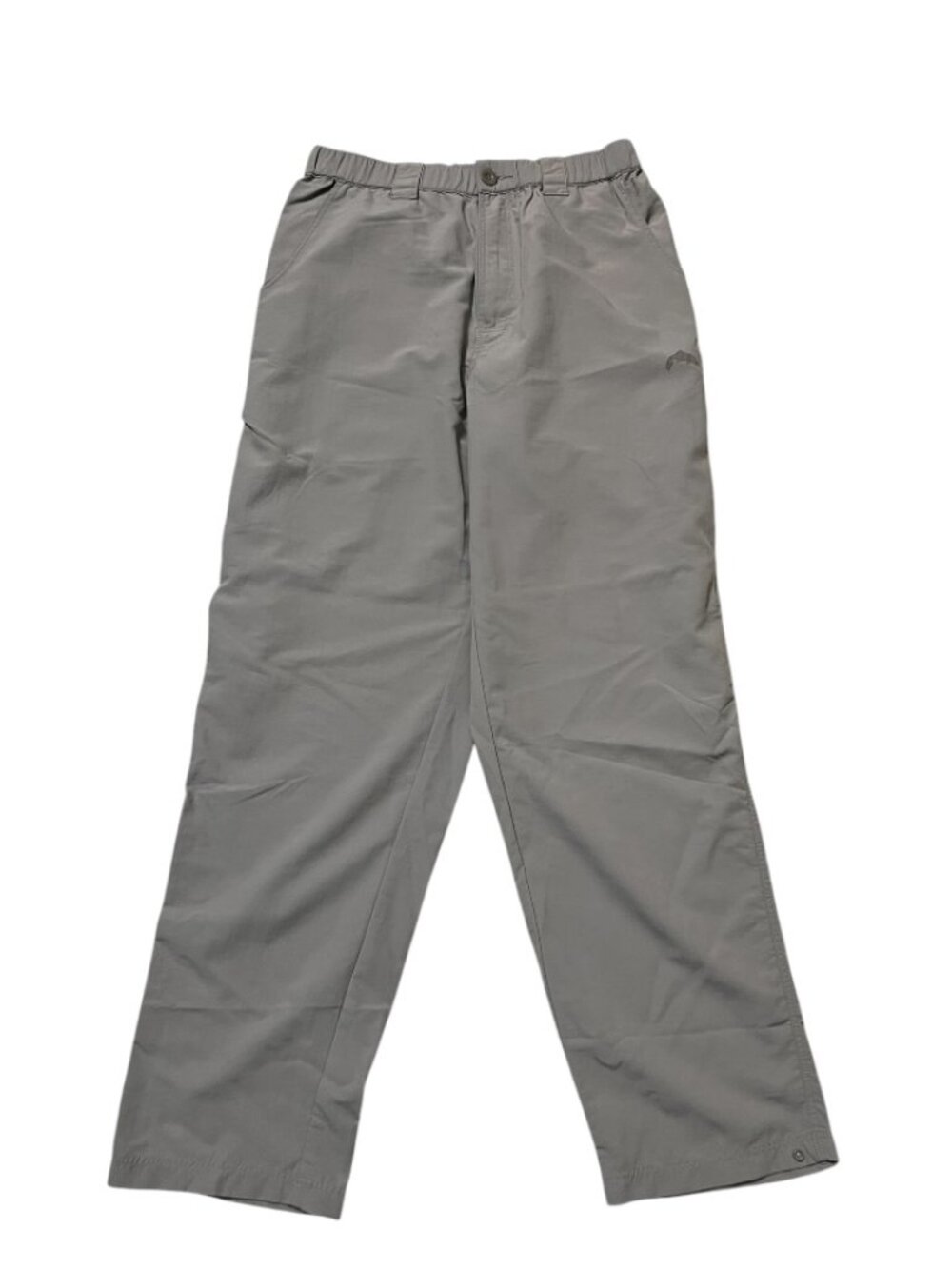 Simms Fishing Pants Mens M Gray Nylon Lightweight Outdoor Hiking Quick Dry